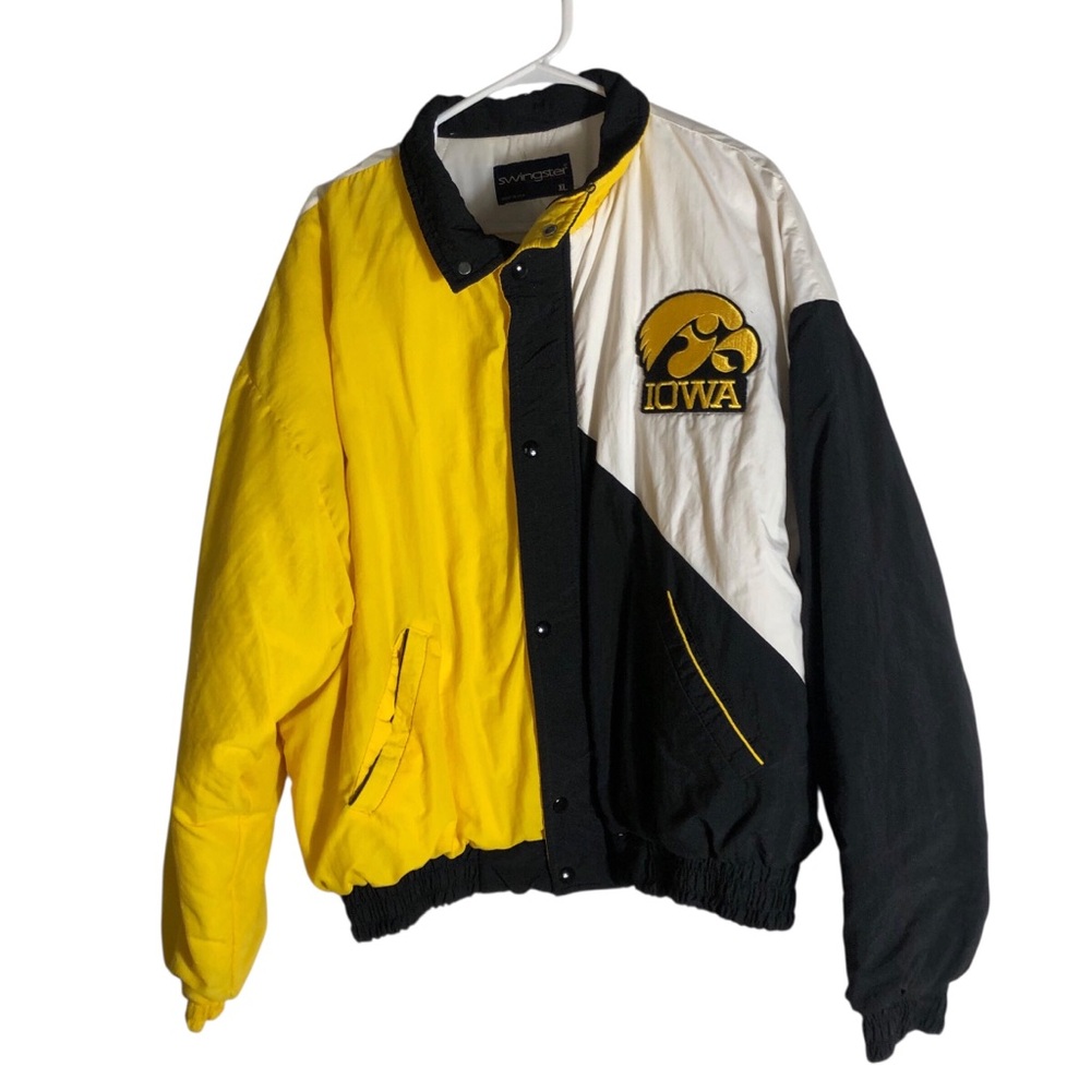 Vintage Iowa Hawkeye s Swingster Winter Coat Sx XL